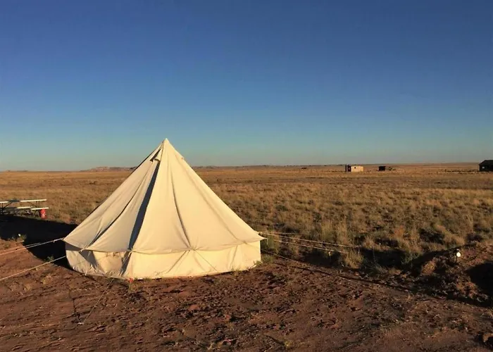 Remote Bell Tent With Spectacular Landscapes In Arizona *